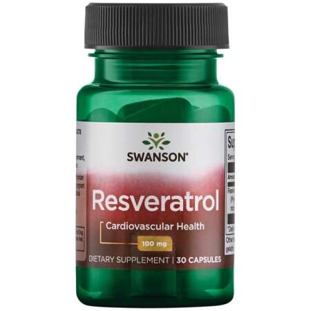 Swanson Resveratrol, 100mg - 30 caps