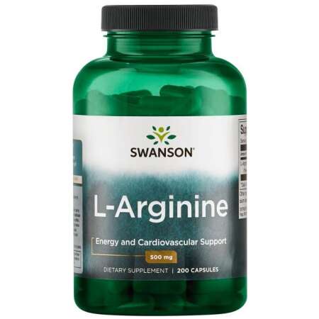 Swanson L-Arginine, 500mg - 200 caps