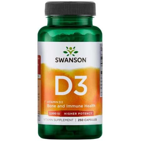 Swanson Vitamin D-3, 2000 IU - 250 caps