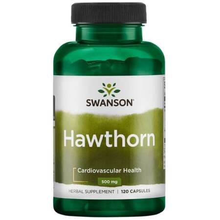 Swanson Hawthorn Extract, 500mg - 120 caps
