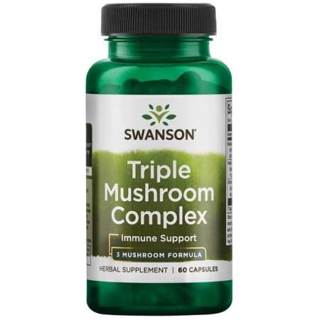 Swanson Triple Mushroom Standardized Complex - 60 caps