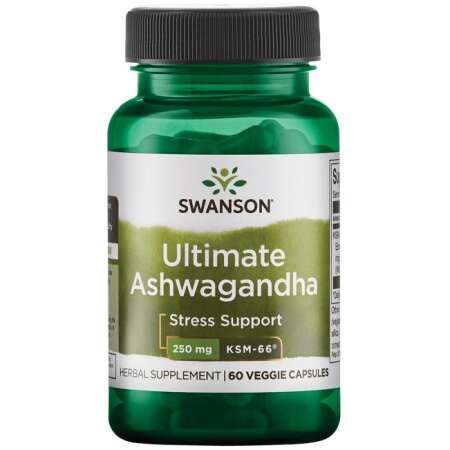 Swanson Ashwagandha Ultimate KSM-66, 250mg - 60 vcaps
