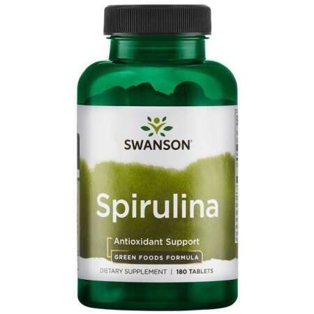 Swanson Spirulina, 500mg - 180 tablets