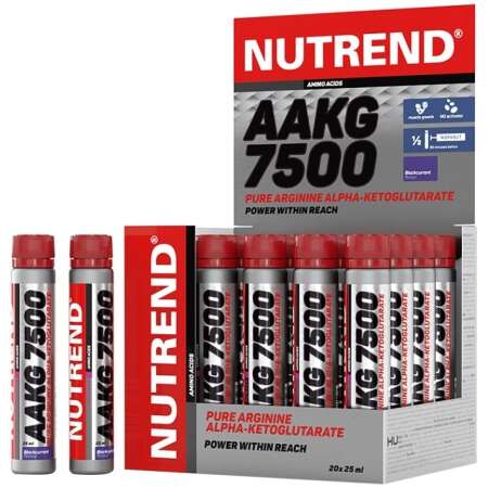 Nutrend AAKG 7500, Blackcurrant - 20 x 25 ml.