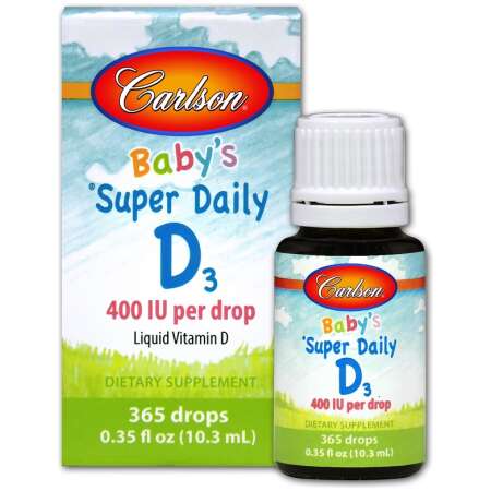 Carlson Labs Baby's Super Daily D3, 400 IU - 10 ml.