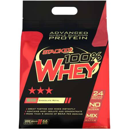 Stacker2 Europe 100% Whey, Chocolate - 2000g