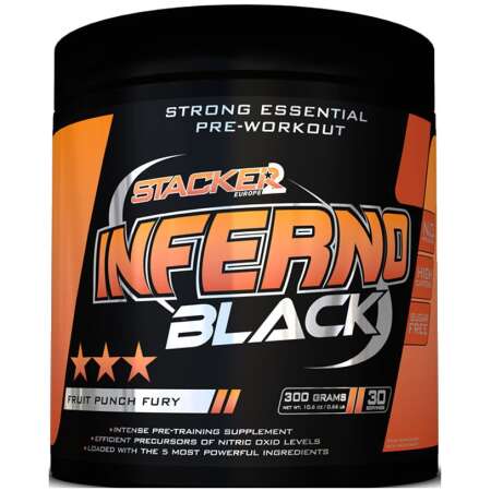 Stacker2 Europe Inferno Black, Fruit Punch Fury - 300g