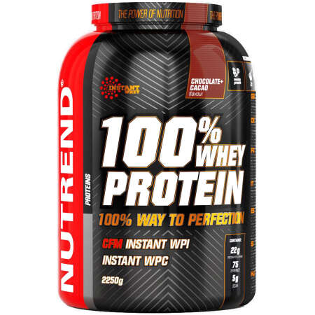 Nutrend 100% Whey Protein, Chocolate Cocoa - 2250g