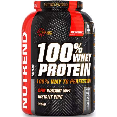 Nutrend 100% Whey Protein, Strawberry - 2250g