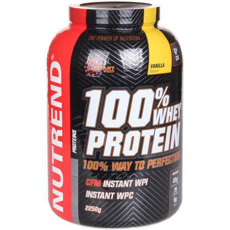 Nutrend 100% Whey Protein, Vanilla - 2250g