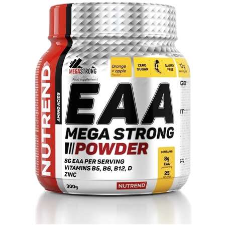 Nutrend EAA Mega Strong Powder, Orange + Apple - 300g