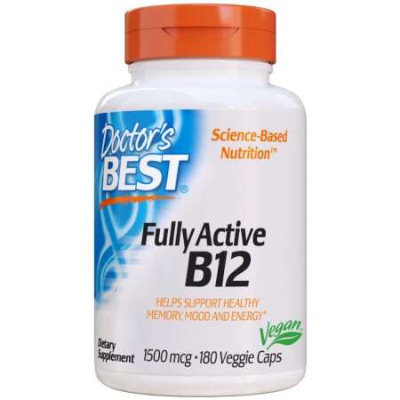 Doctor's Best Fully Active B12, 1500mcg - 180 vcaps