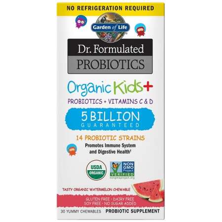 Garden of Life Dr. Formulated Probiotics Kids+, Watermelon - 30 chewables