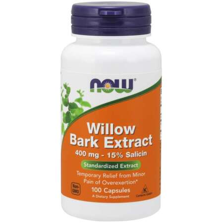 NOW Foods Willow Bark Extract, 400mg - 100 caps