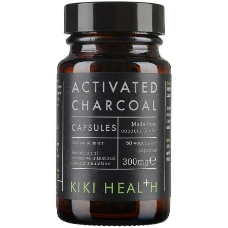 KIKI Health Activated Charcoal, 300mg - 50 vcaps