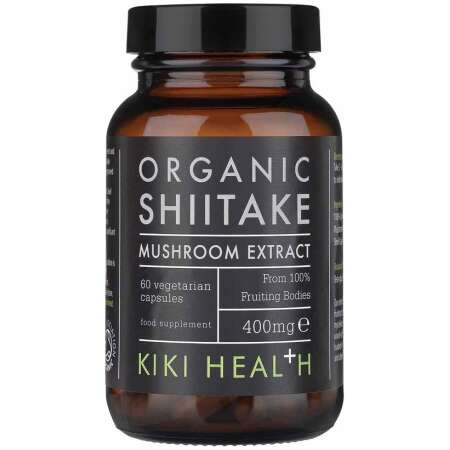 KIKI Health Shiitake Extract, 400mg - 60 vcaps