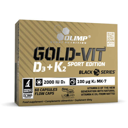 Olimp Nutrition Gold Vit D3 + K2 Sport Edition - 60 caps