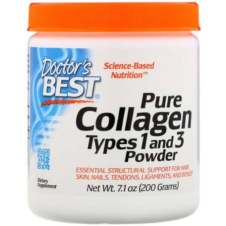 Doctor's Best Pure Collagen Types 1 and 3, Powder - 200g