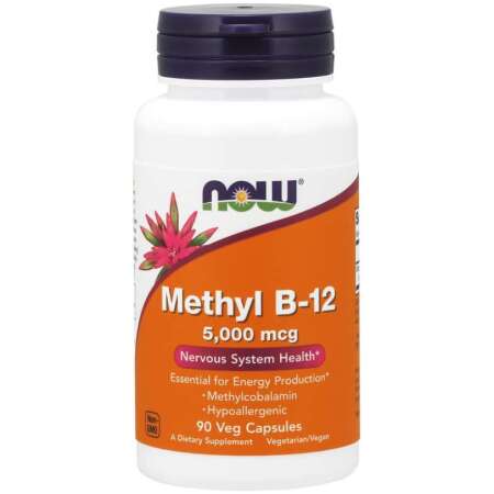 NOW Foods Methyl B-12, 5000mcg - 90 vcaps