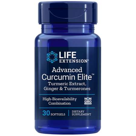 Life Extension Advanced Curcumin Elite Turmeric Extract, Ginger & Turmerones - 30 softgels