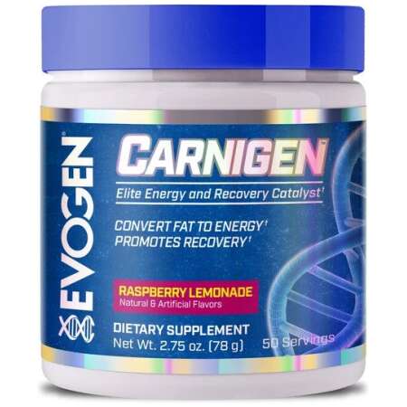 Evogen Carnigen Powder, Raspberry Lemonade - 78g