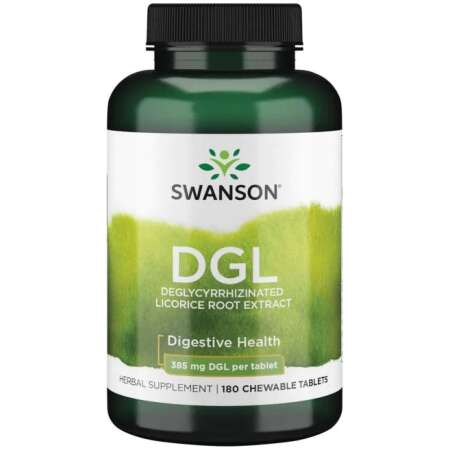 Swanson DGL, 385mg - 180 chewable tablets