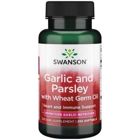 Swanson Garlic and Parsley with Wheat Germ Oil - 250 softgels