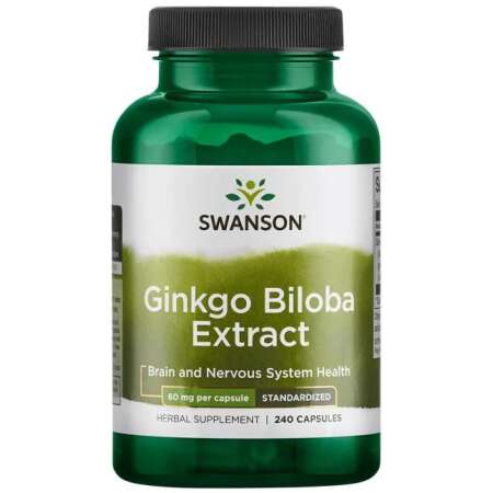 Swanson Ginkgo Biloba Extract, 60mg - 240 caps