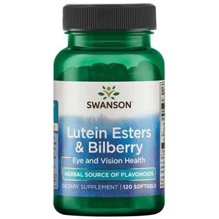Swanson Lutein Esters & Bilberry - 120 softgels