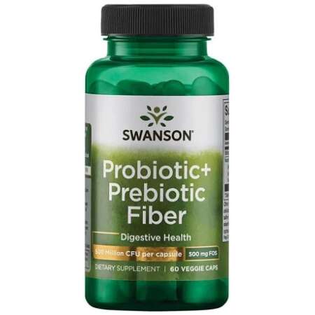 Swanson Probiotic+ Prebiotic Fiber - 60 vcaps