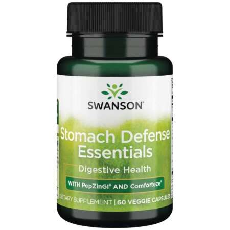 Swanson Stomach Defense Essentials with PepZinGI and Comforteze - 60 vcaps