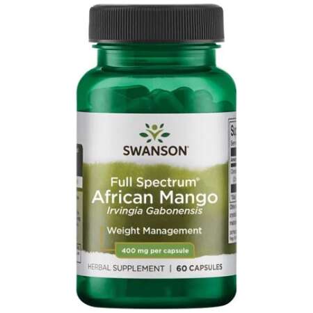 Swanson Full Spectrum African Mango (Irvingia Gabonensis), 400mg - 60 caps