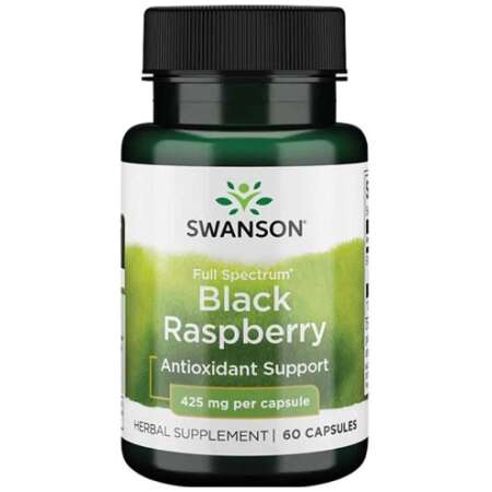 Swanson Full Spectrum Black Raspberry, 425mg - 60 caps