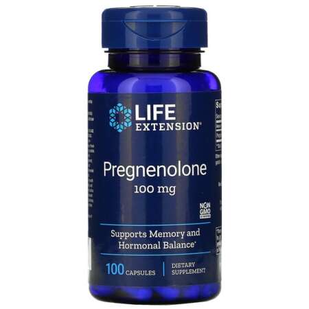 Life Extension Pregnenolone, 100mg - 100 caps