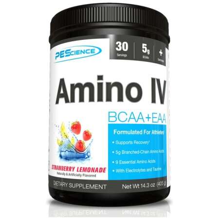 PEScience Amino IV, Strawberry Lemonade - 405g
