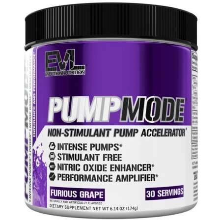 EVLution Nutrition PumpMode Powder, Furious Grape - 174g