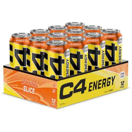 Cellucor C4 Explosive Energy Drink, Orange Slice - 12 x 500 ml.