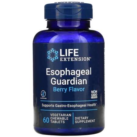Life Extension Esophageal Guardian, Berry Flavor - 60 vegetarian chewable tabs