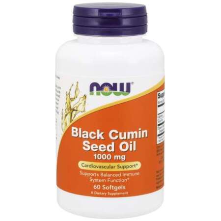 NOW Foods Black Cumin Seed Oil - 60 softgels