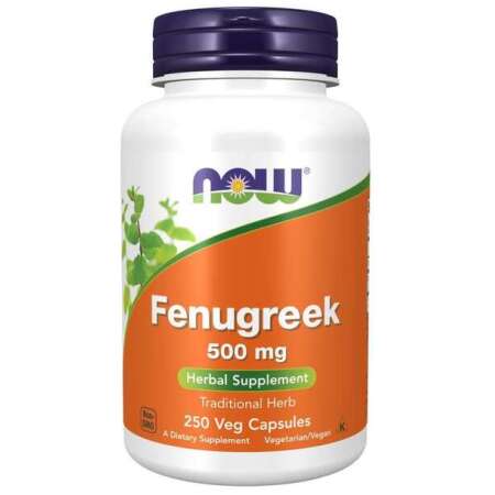 NOW Foods Fenugreek, 500mg - 250 vcaps