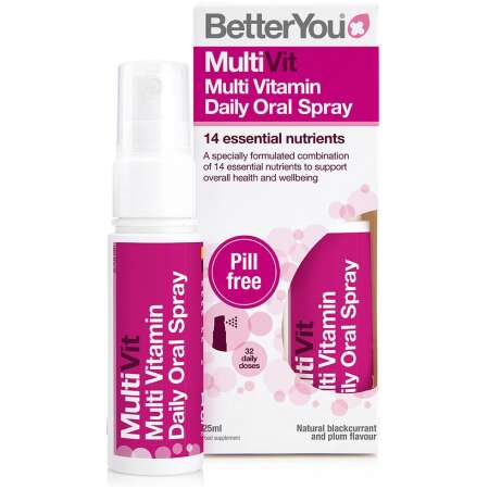 BetterYou MultiVit, Blackcurrant and Plum - 25 ml.