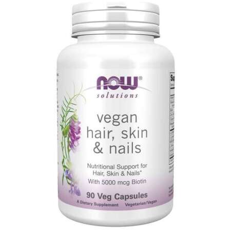NOW Foods Vegan Hair, Skin & Nails - 90 vcaps