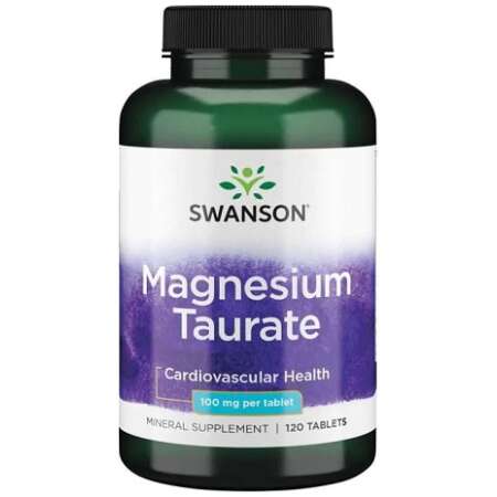 Swanson Magnesium Taurate, 100mg - 120 tablets