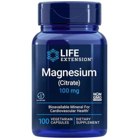 Life Extension Magnesium (Citrate), 100mg - 100 vcaps