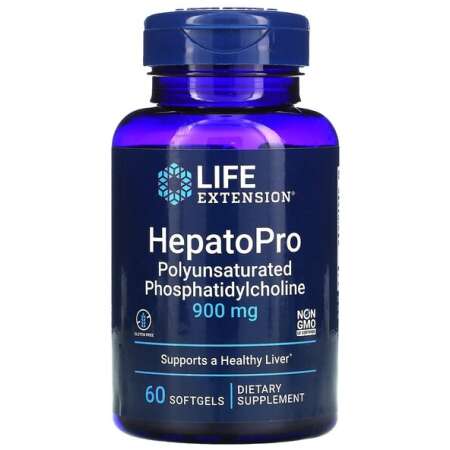 Life Extension HepatoPro Polyunsaturated Phosphatidylcholine, 900mg - 60 softgels