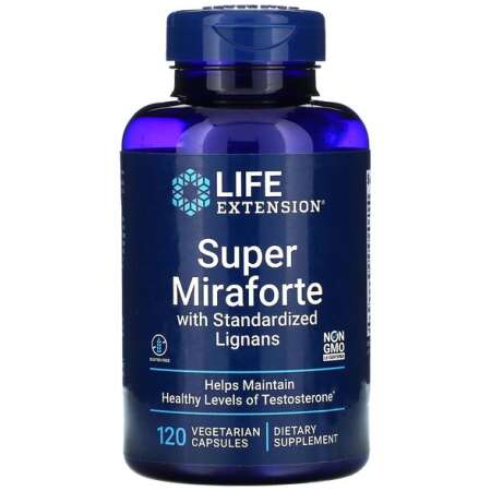 Life Extension Super Miraforte with Standardized Lignans - 120 vcaps