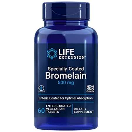 Life Extension Specially-Coated Bromelain, 500mg - 60 enteric coated vegetarian tabs