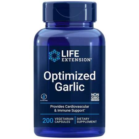 Life Extension Optimized Garlic - 200 vcaps