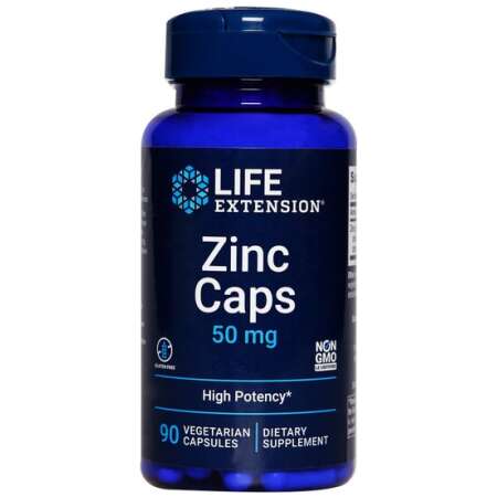 Life Extension Zinc Caps, 50mg - 90 vcaps
