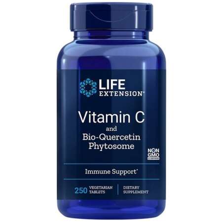 Life Extension Vitamin C and Quercetin Phytosome - 250 vegetarian tabs